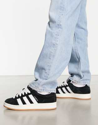 adidas Originals adidas Originals Campus 00's gum sole trainers in black