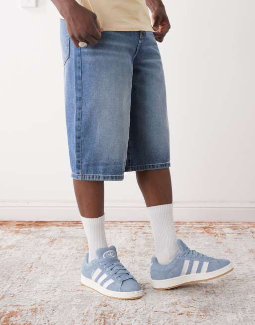 adidas gazelle silver green womens Adidas Campus 00s Wonder Blue / Cloud White / Gum JH8791 – Sneaker Junkies main image 1