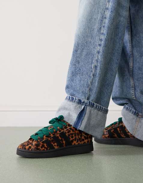 adidas Originals – Campus 00s – Schwarze Sneaker mit Leopardenmuster - view 1
