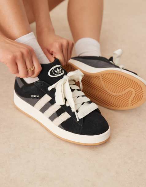 adidas Originals Campus 00s shoes in core black / off white / grey - view 1
