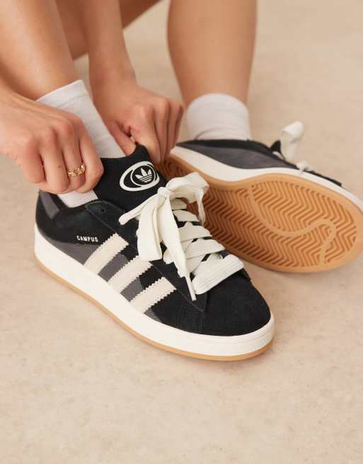 adidas Originals Campus 00s shoes in core black / off white / grey