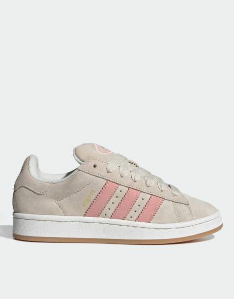 adidas Originals – Campus 00s – Sneaker in Cremeweiß und Rosa - view 1