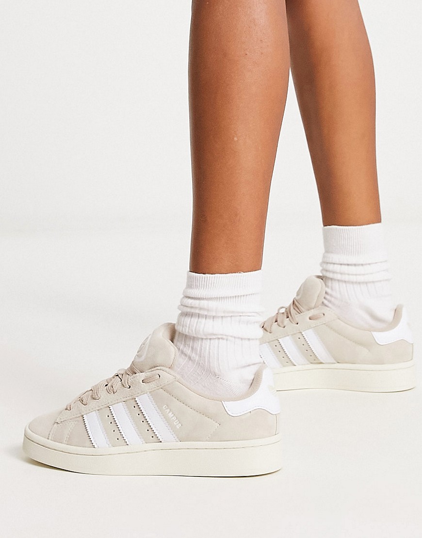 Adidas Originals Campus 00s Sneakers In Beige And White | ModeSens