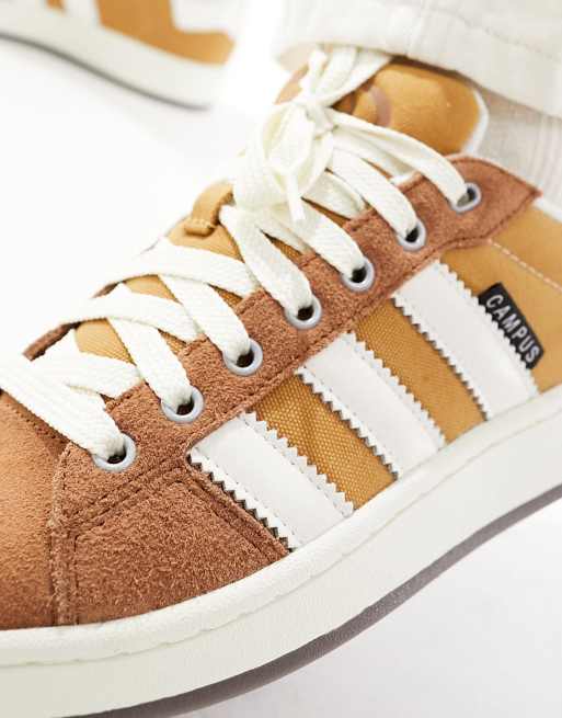 Adidas originals womens campus trainers linen/off white/chalk white sale