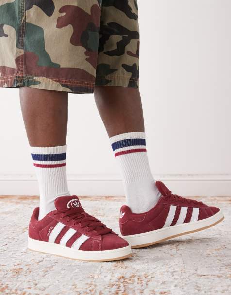 adidas Originals Campus 00s sneakers in burgundy and white - view 1