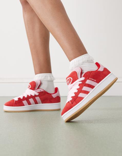 adidas Originals Campus 00s sneakers in dark red and pink - view 1