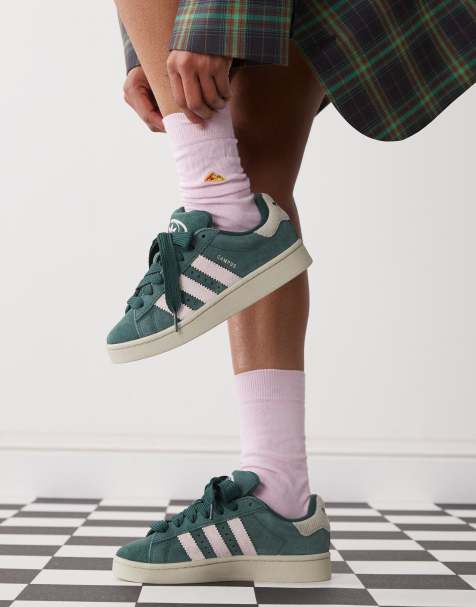 adidas Originals Campus 00s sneakers in green and pink - view 1