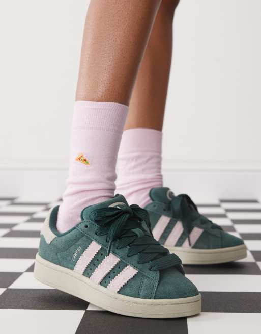 ★adidas★ Campus 00s W Mid Green Pink IG2121 Buy Wmns Campus 00s 'Mineral Green Sandy Pink' - IG2121 | GOAT