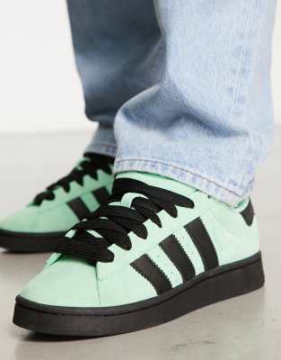 adidas gazelle silver green womens Adidas Campus 00s 'Dark Green' | H03472 main image 1