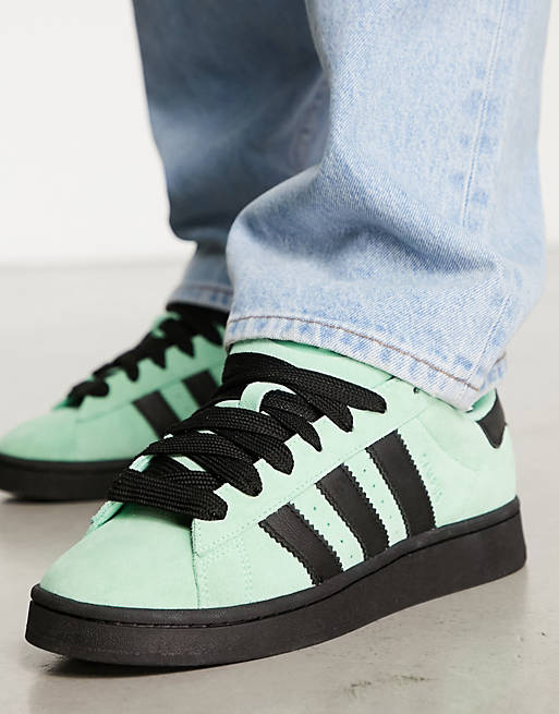 Veel gevaarlijke situaties bunker Schuine streep adidas Originals - Campus 00's - Sneakers in mintgroen | ASOS