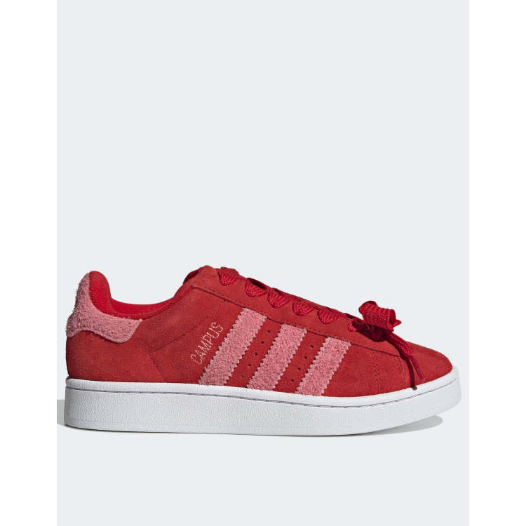 Red pink adidas sneakers online