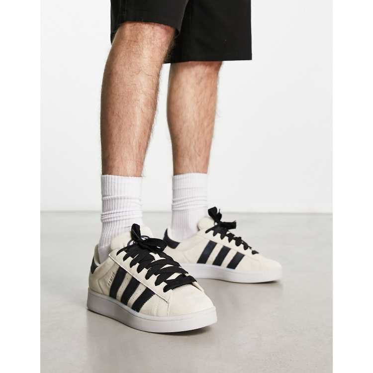 Temeridad Auto Palmadita adidas Originals Campus 00s sneakers in white and black | ASOS