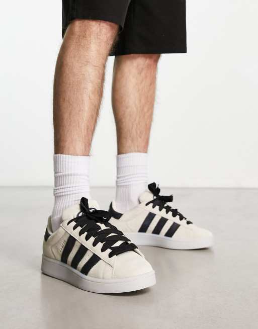 Temeridad Auto Palmadita adidas Originals Campus 00s sneakers in white and black | ASOS