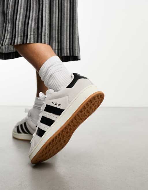 adidas Originals Campus 00s sneakers in white and black