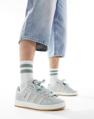 Campus 00s sneakers in white and light gray-Silver