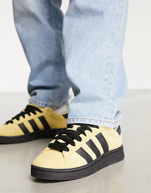 bevægelse skab mineral adidas Originals Campus 00s sneakers in yellow and black | ASOS