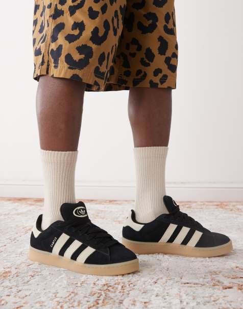adidas Originals - Campus 00s - Sneakers met rubberen zool in zwart en crème - view 1