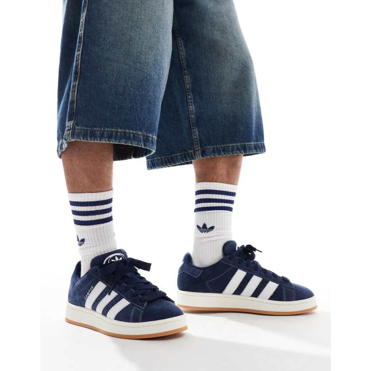 adidas gazelle silver green womens Adidas Campus 00s Shoe Night Indigo / Cloud White / Off White main image 1