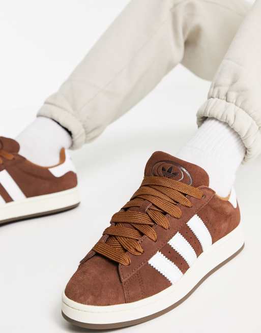 Adidas originals campus tan suede outlet trainers