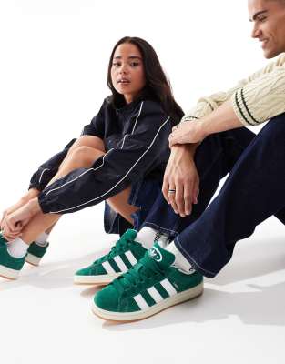 adidas Originals Campus 00s trainers in dark green | ASOS