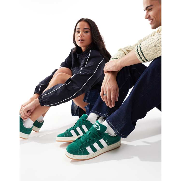 Emerald green adidas store shoes