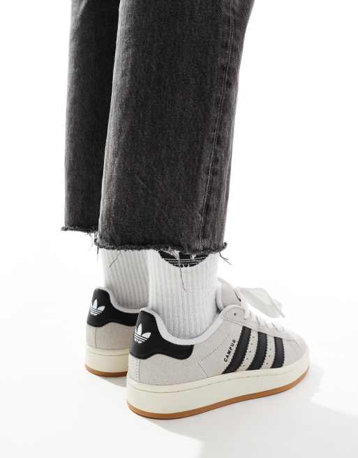 adidas Originals Campus 00s trainers in light grey and black, 4 of 5
