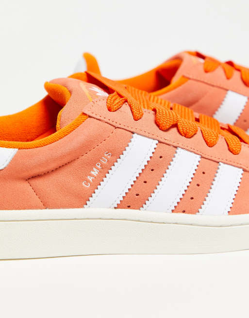 Orange on sale adidas campus