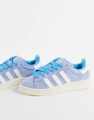 Pale blue discount adidas campus