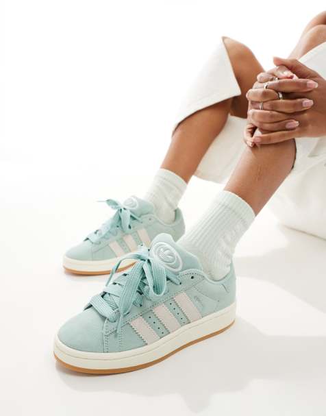adidas Originals Campus 00's trainers in sage - view 1