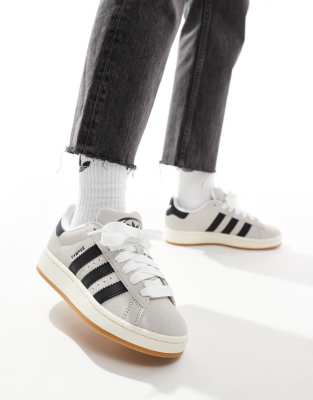 adidas Originals Campus 00s trainers in white and black