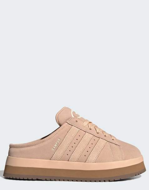 adidas Originals Campus 00s vintersneakers med låg profil i sandbeige med brun sula - view 1
