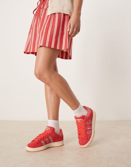 人気！adidas x Liberty London CAMPUS 00S スニーカー レッド Buy Liberty London x Wmns Campus 00s 'Semi Lucid Red