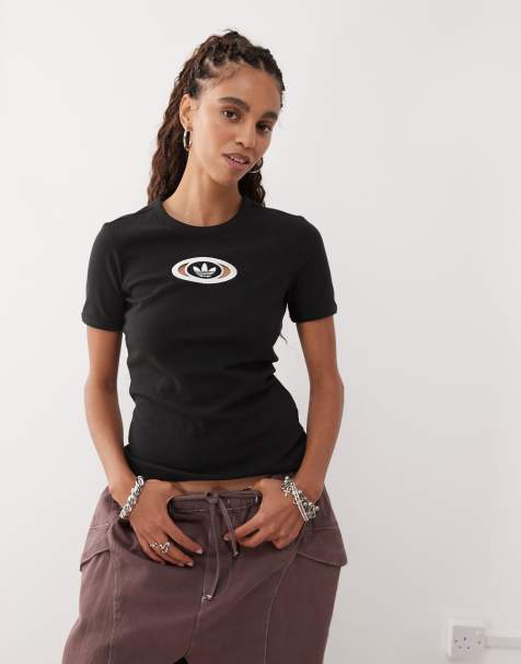 adidas Originals Campus 2000 T-shirt in black - view 1