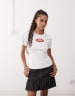 ☆Adidas☆Originals Campus 2000 Off Shoulder Tee Black adidas Originals Campus 2000 Off The Shoulder Top in Black