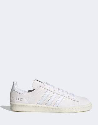 Adidas Originals Campus 80s Sneakers In White Asos