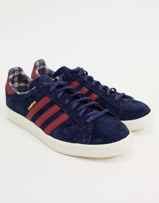 adidas gazelle silver green womens adidas x Cali Dewitt Campus 80s Originals Collegiate Navy / Cloud White / Off White Sneakers Navy / Bodega / US main image 0