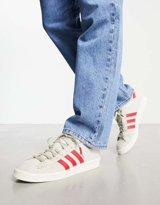 adidas Originals Campus 80's trainers in off white | ASOS