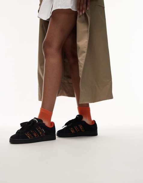 adidas Originals - Campus - Baskets style années 2000 à imprimé léopard - Noir - view 1