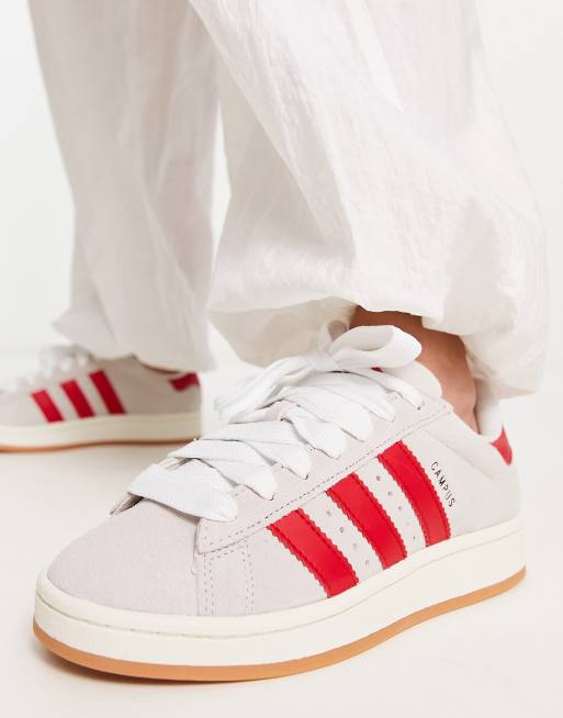 Adidas blanche best sale et rouge