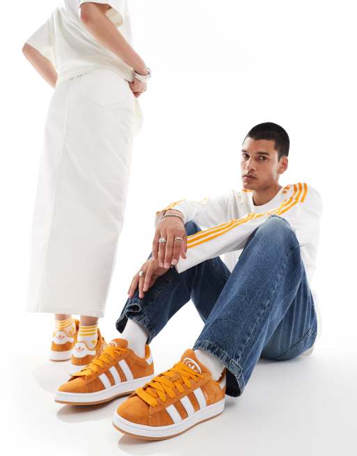 adidas Originals Campus Gelbe Sneaker im Stil der 00er