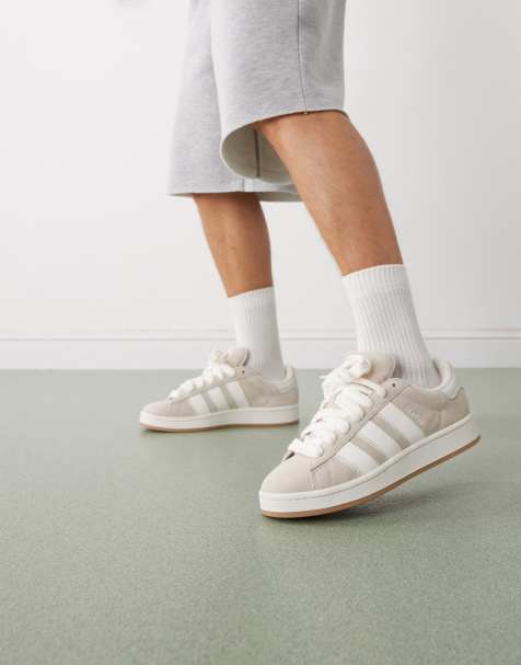 adidas Originals - Campus - Grå sneakers i 00'er-stil med hvide detaljer og rebdesign - view 1