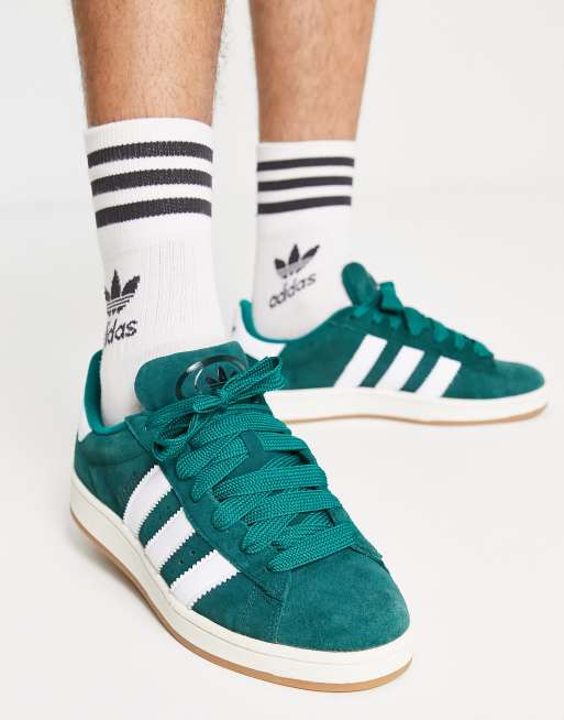 adidas Originals – Campus – Gröna, 00-talsinspirerade sneakers