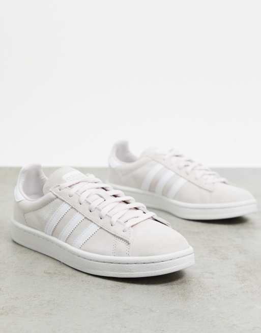 adidas Originals — Campus Hvide og tint sneakers | ASOS