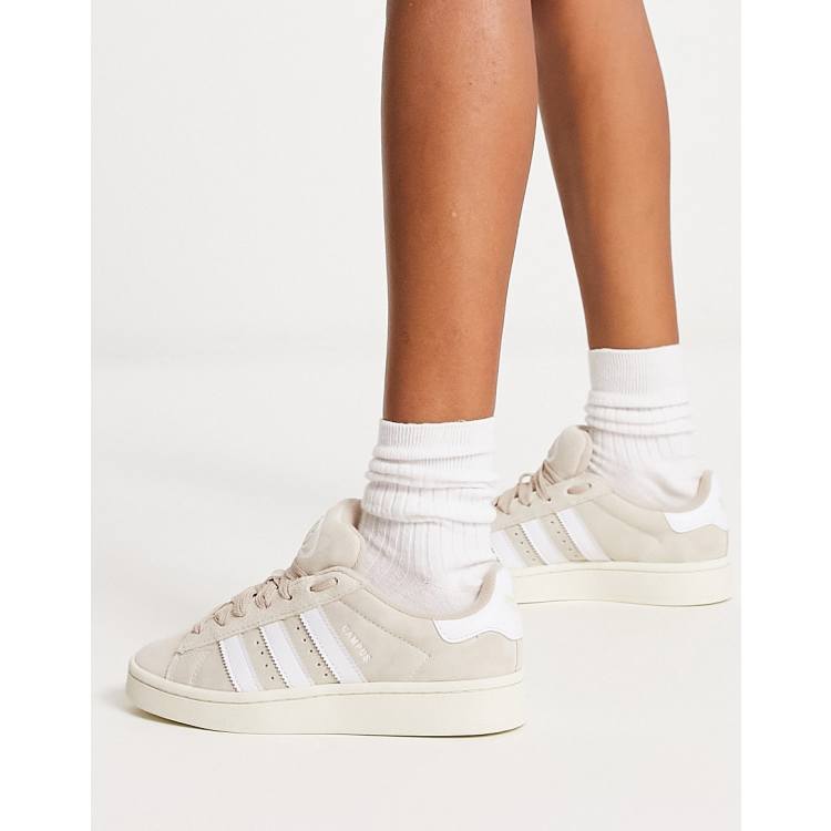 adidas gazelle silver green womens Adidas Campus 00s White/White – Stoked Boardshop main image 1