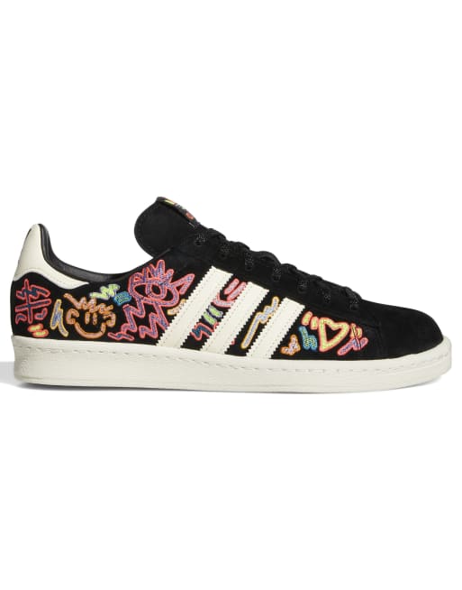 adidas Originals Campus Pride Sneaker in Schwarz im Stil der 80er ASOS