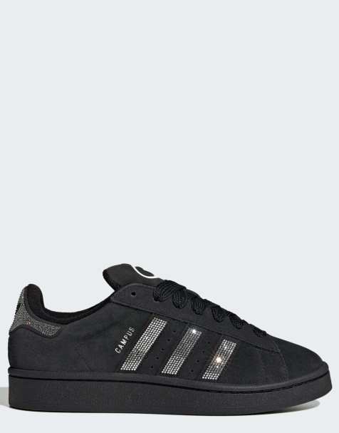 adidas Originals - Campus - Scarpe stile anni 2000 color nero core/argento metallizzato - view 1