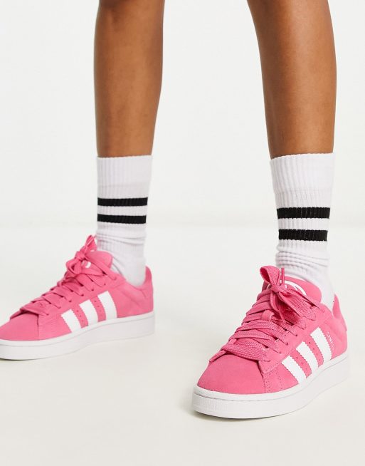 adidas Originals Campus Sneaker im Stil der 00er in Rosa und WeiB ASOS