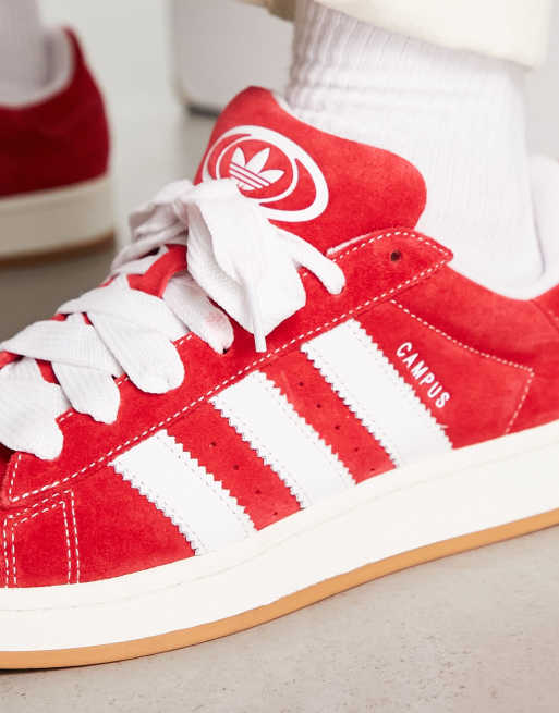 adidas Originals Campus Sneaker im Stil der 00er in Rot