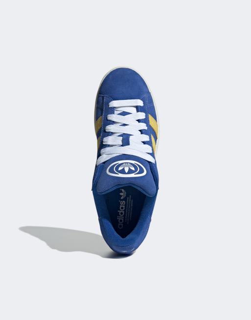 adidas Originals Campus Sneaker im Stil der 00er Jahre in Blau und Gelb ASOS