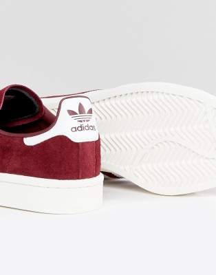 maroon adidas campus